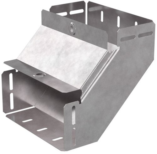 Угол для лотка вертикальный внутренний с крышкой Промрукав Стандарт 90град. 200х100 фото Угол для лотка вертикальный внутренний с крышкой Промрукав Стандарт 90град. 200х100 картинка